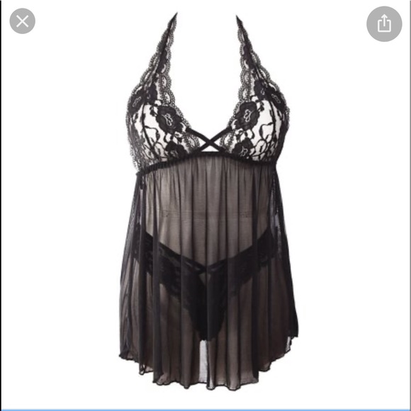 Made2envy Other - Ravishing lace tie halter nightie